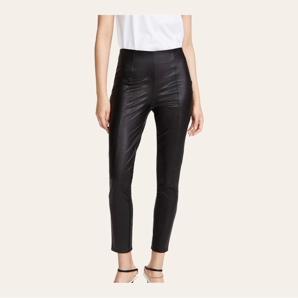 PAIGE KIARA FAUX LEATHER LEGGINGS